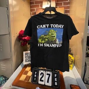 DreamWorks Shrek Can't Today I'm Swamped T-Shirt Men’s
